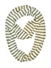 Ann Taylor LOFT Outlet Stripes Gold Tan Scarf One size - photo 1