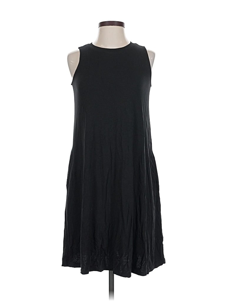 Pre-owned Time And Tru Casual Dress In Black
