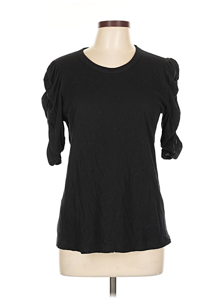Pre-owned Wilt 3/4 Sleeve Top Black Sweetheart Neckline Tops