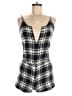 Aerie Plaid Black Romper Size S - photo 1
