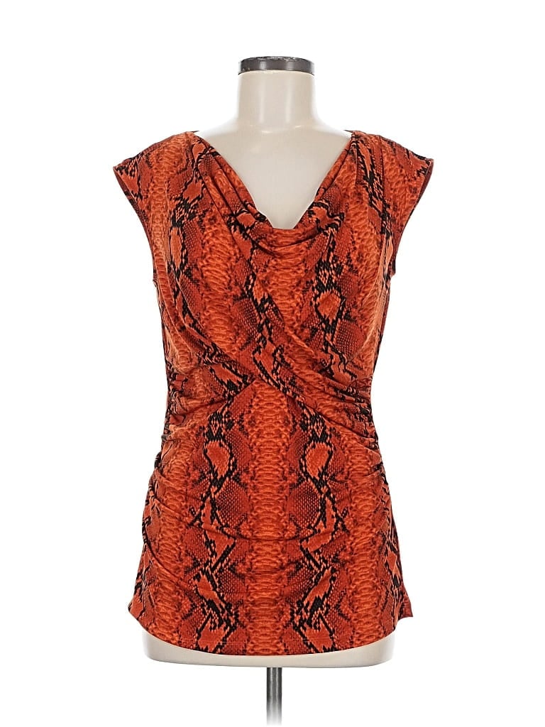 Pre-owned Vince Camuto Sleeveless Blouse In Orange