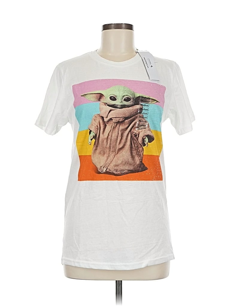 Pre-owned Star Wars Short Sleeve T-shirt In White