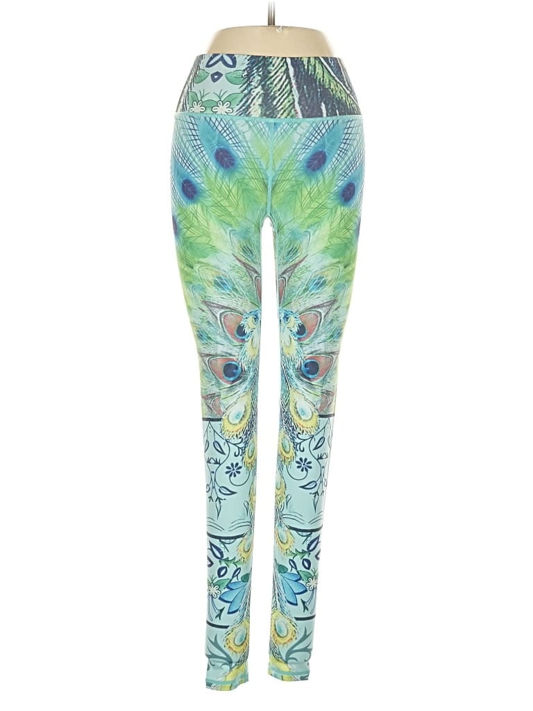 Pre-owned Unbranded Leggings In Green