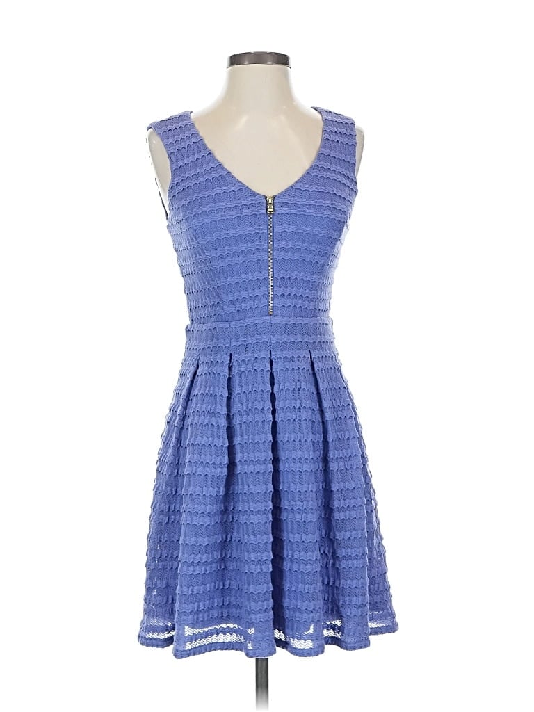 Pre-owned Guess Cocktail Dress In Blue