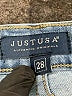 Just USA Solid Blue Jeans Size 28 waist - photo 7
