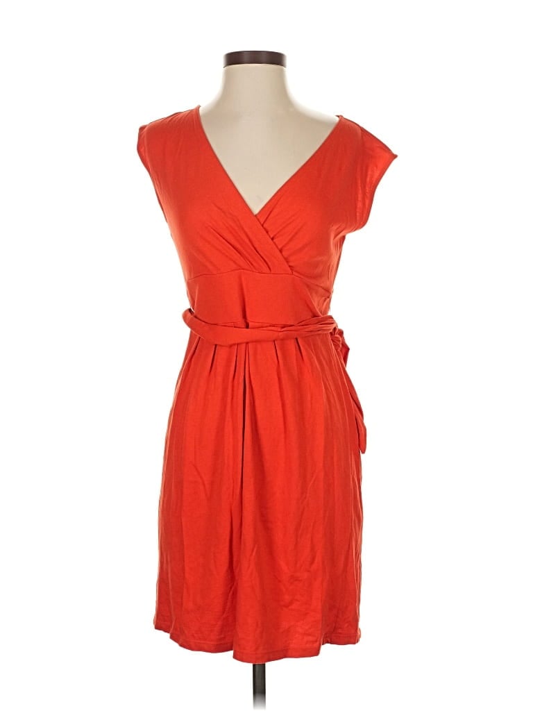 Pre-owned Ann Taylor Loft Cocktail Dress In Orange