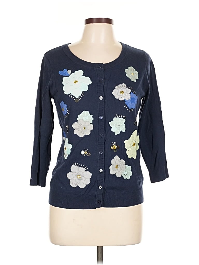 Pre-owned Charter Club Cardigan Sweater In Blue