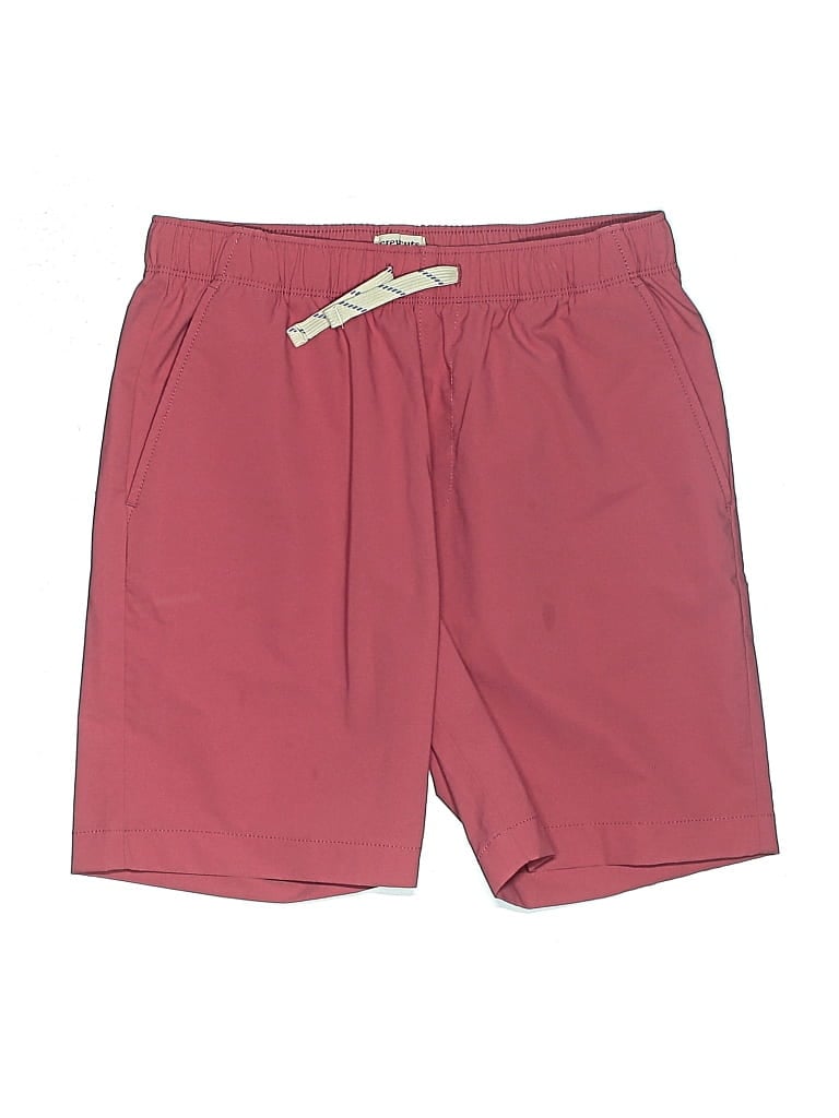 Pre-owned Crewcuts Kids' Athletic Shorts In Burgundy