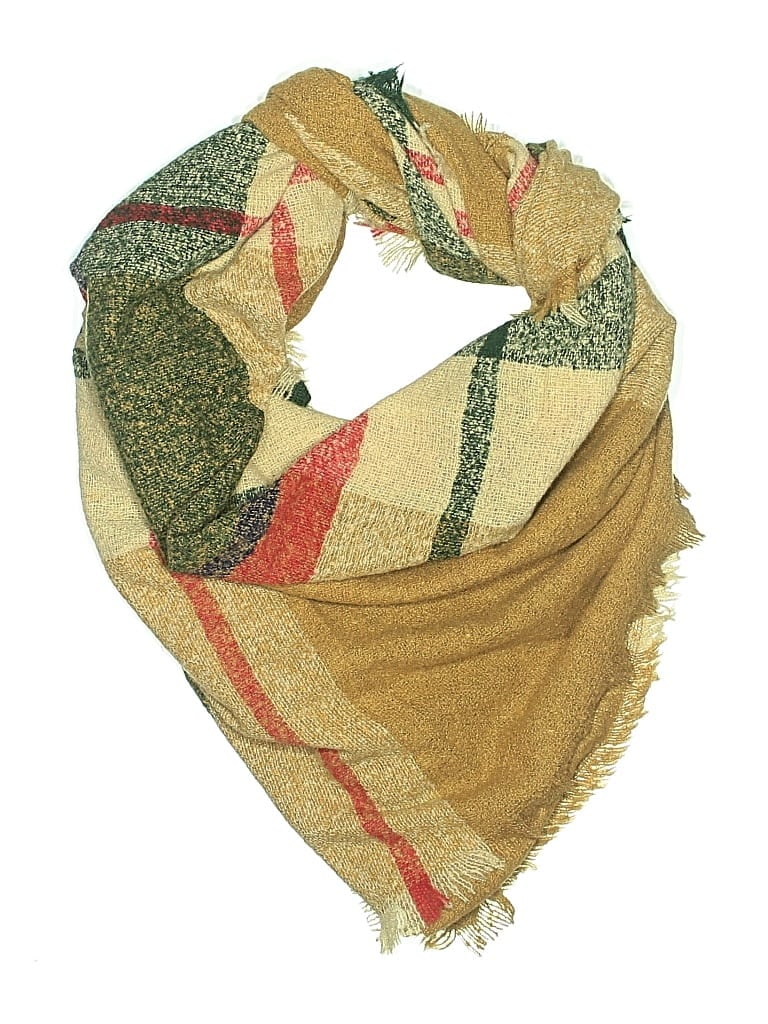 Pre-owned Unbranded Scarf In Brown