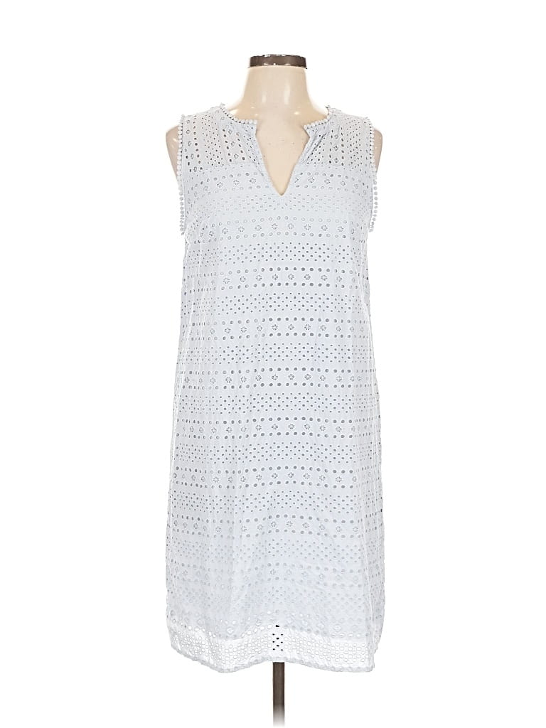 Pre-owned Ann Taylor Loft Casual Dress In Gray