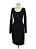 Unbranded Solid Black Cocktail Dress Size M (estimated) - photo 1