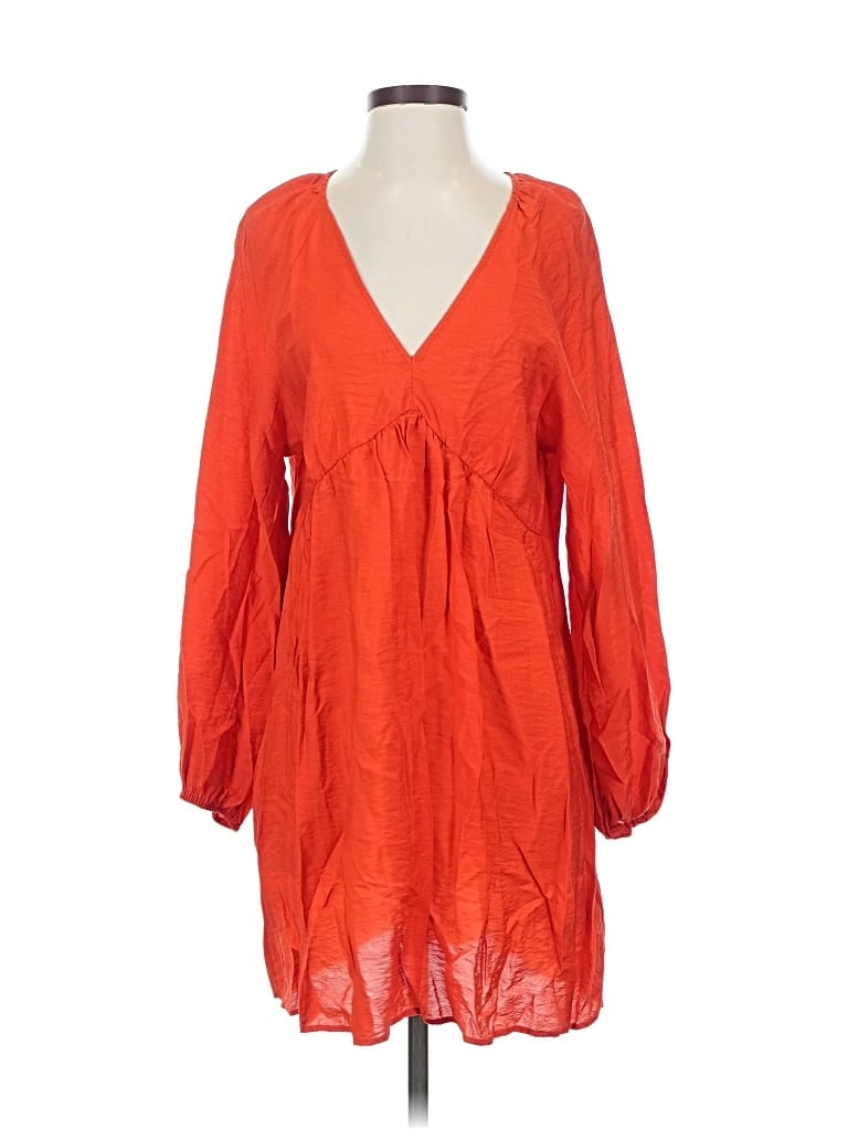 Pre-owned H&m Casual Dress In Orange