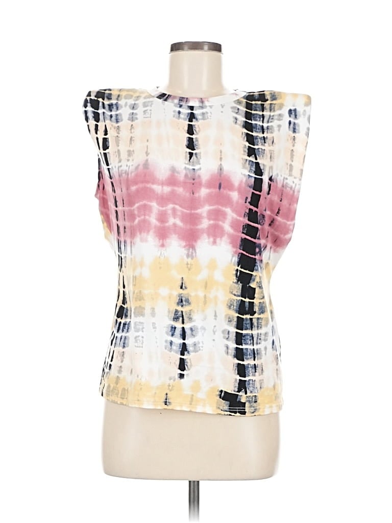 Pre-owned Nylon Apparel Sleeveless Blouse In White