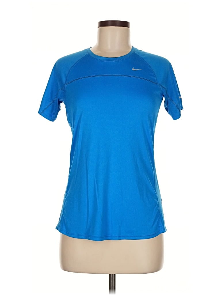 Pre-owned Nike Active T-shirt In Blue