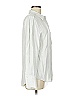 Equipment Metallic Ivory Gray Long Sleeve Blouse Size M - photo 4
