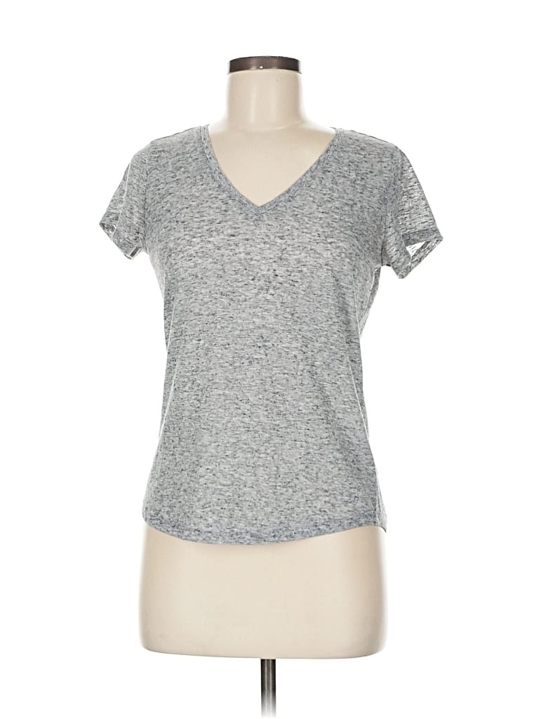Pre-owned Paige Short Sleeve T-shirt In Gray