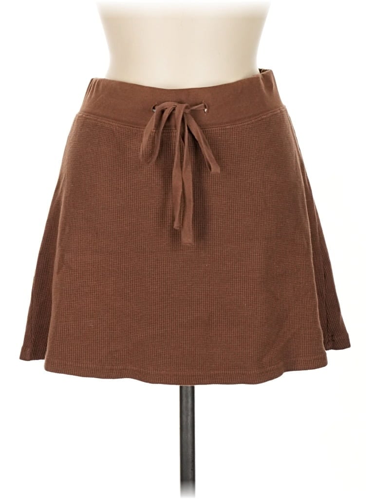 Pre-owned Brandy Melville Casual Skirt In Brown