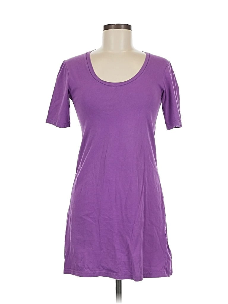 Pre-owned American Apparel Casual Dress In Purple