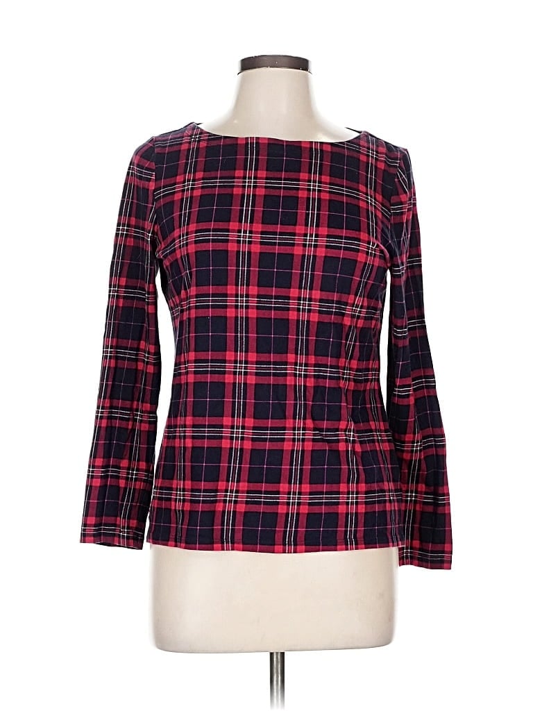 Pre-owned Talbots 3/4 Sleeve T-shirt In Red