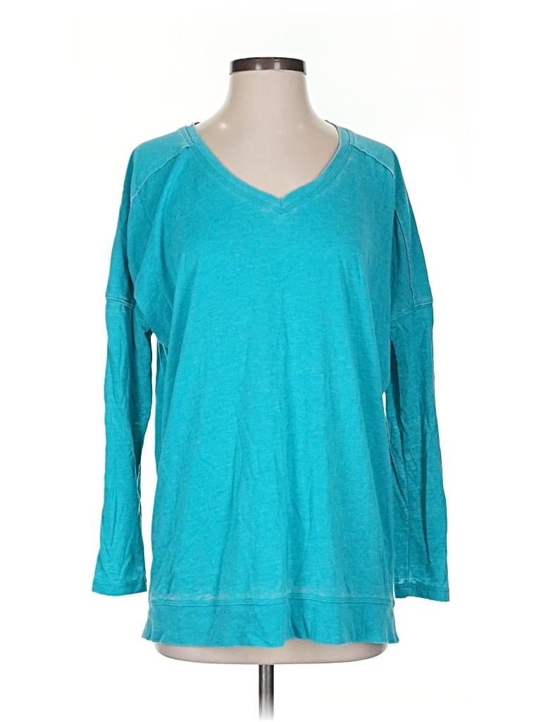 Pre-owned Calvin Klein Performance 3/4 Sleeve T-shirt In Blue