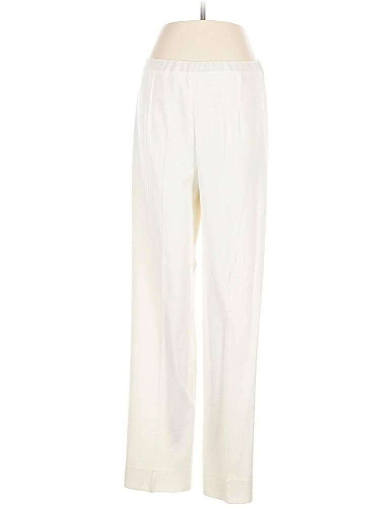 Pre-owned Ming Wang Casual Pants In White