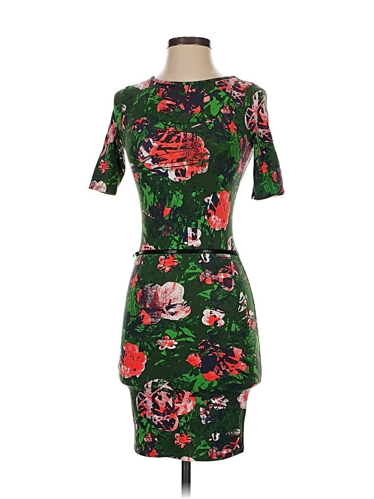 Pre-owned Topshop Cocktail Dress In Green