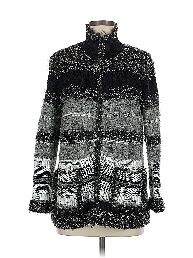 Pre-owned Chico's Coat In Black