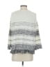 Soft Joie Stripes Gray White Pullover Sweater Size S - photo 2