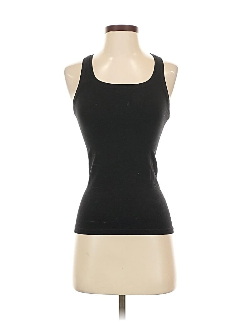 Pre-owned Theory Tank Top Black Halter Neckline Tops