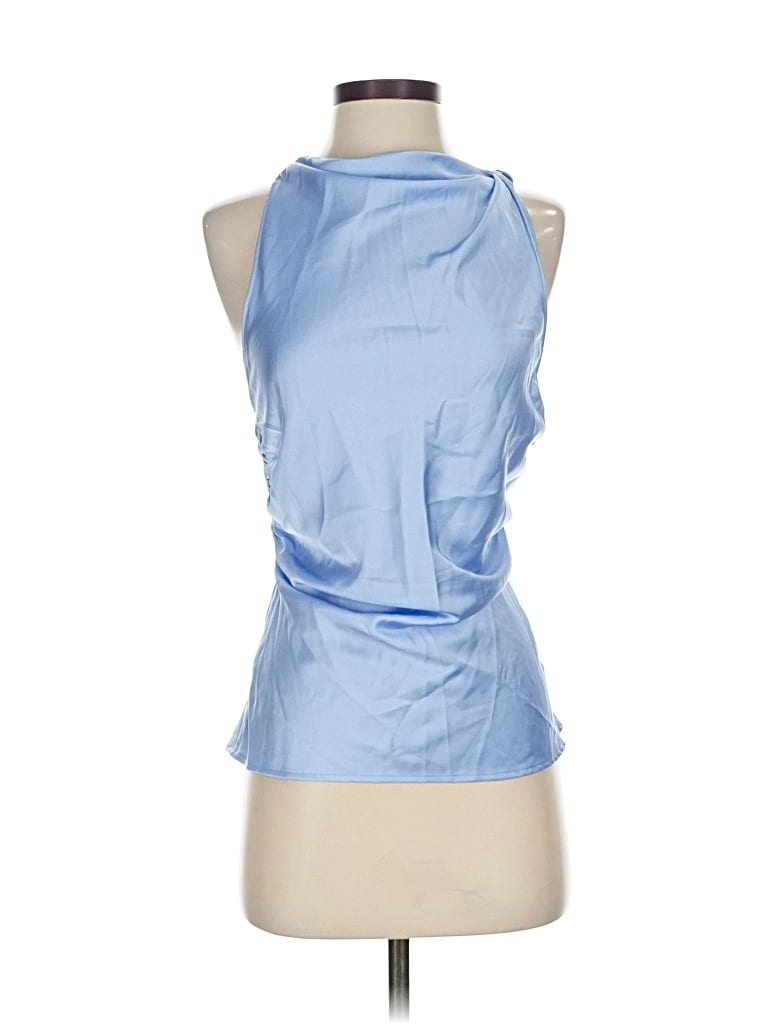 Pre-owned Renee C Sleeveless Blouse In Blue