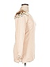 Say What? Tan Long Sleeve Blouse Size XL - photo 4