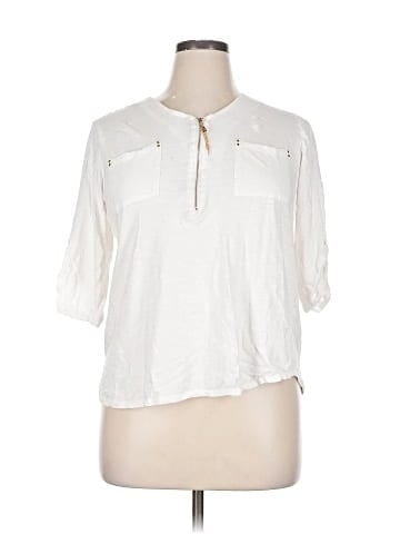 Cathy 3/4 Sleeve Blouse (view 1)