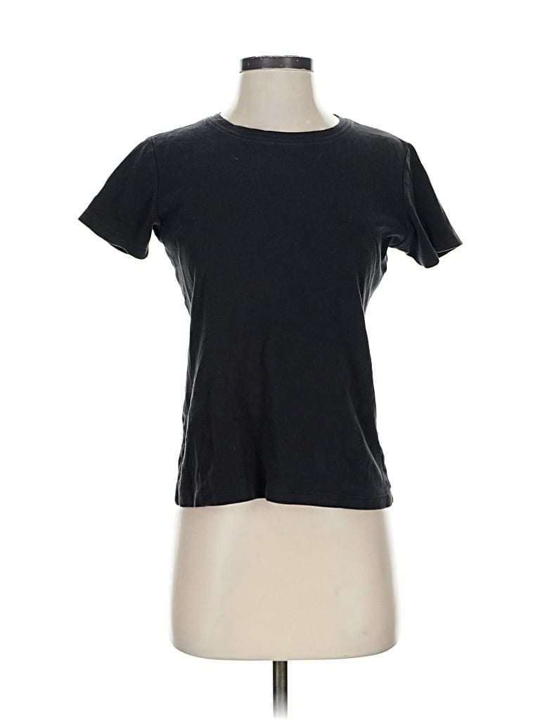 Pre-owned Ann Taylor Short Sleeve T-shirt In Black