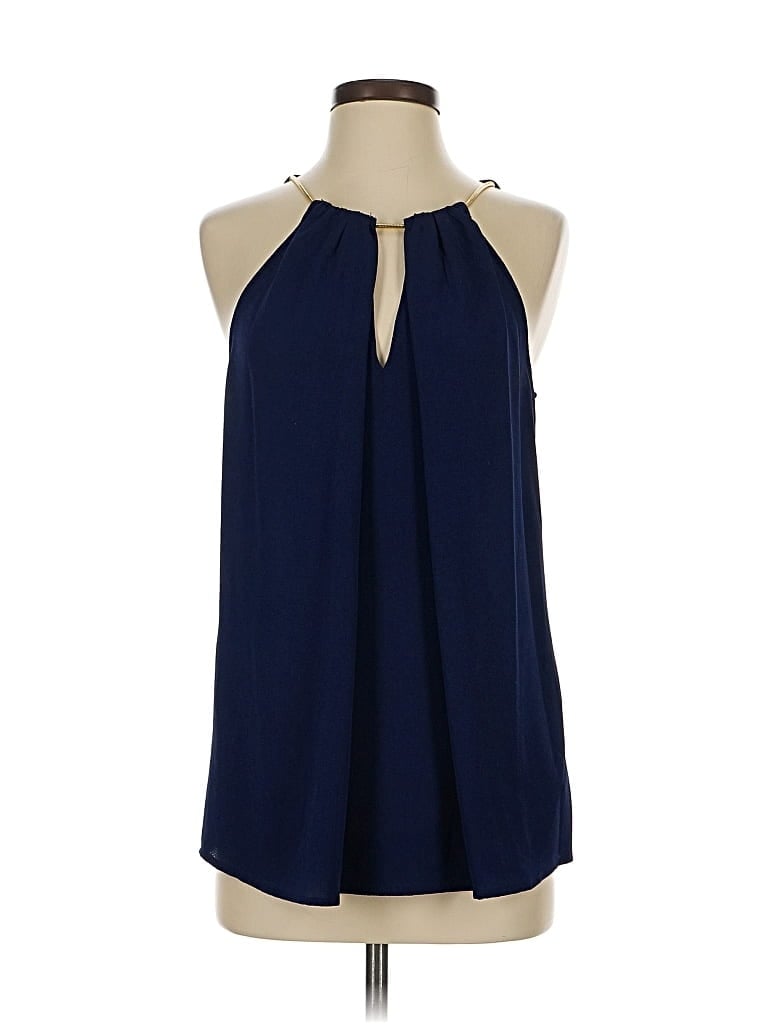 Pre-owned Michael Michael Kors Sleeveless Blouse In Blue