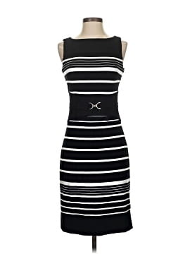 white house black market dresses for sale Sleeveless Bateau-Neck Sheath Dress Womens Tailored Mini Dress in Black size 14 Petite Floral Tunic Dress |