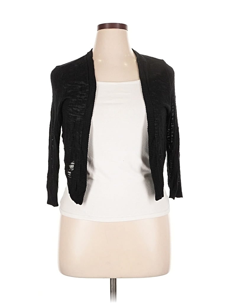 Pre-owned Torrid Cardigan Sweater In Black