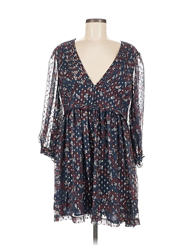 Pre-owned Urban Outfitters Casual Dress In Blue