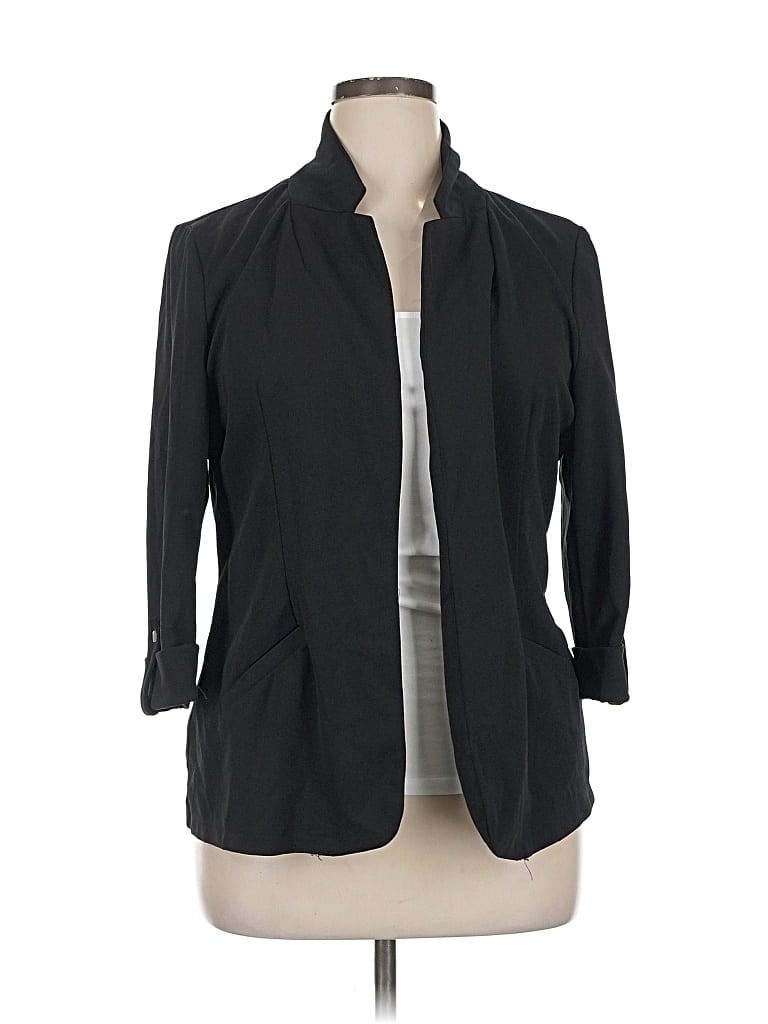 Pre-owned 89th & Madison Blazer Jacket In Black