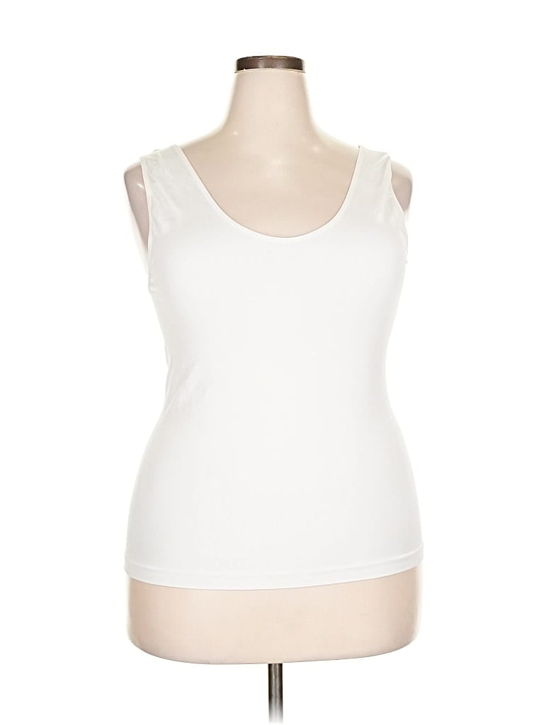 Pre-owned J.crew Factory Store Sleeveless T-shirt In White