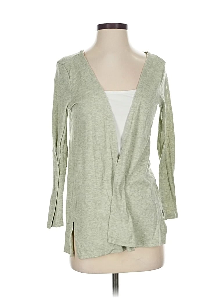 Pre-owned Iris Cardigan Sweater In Green