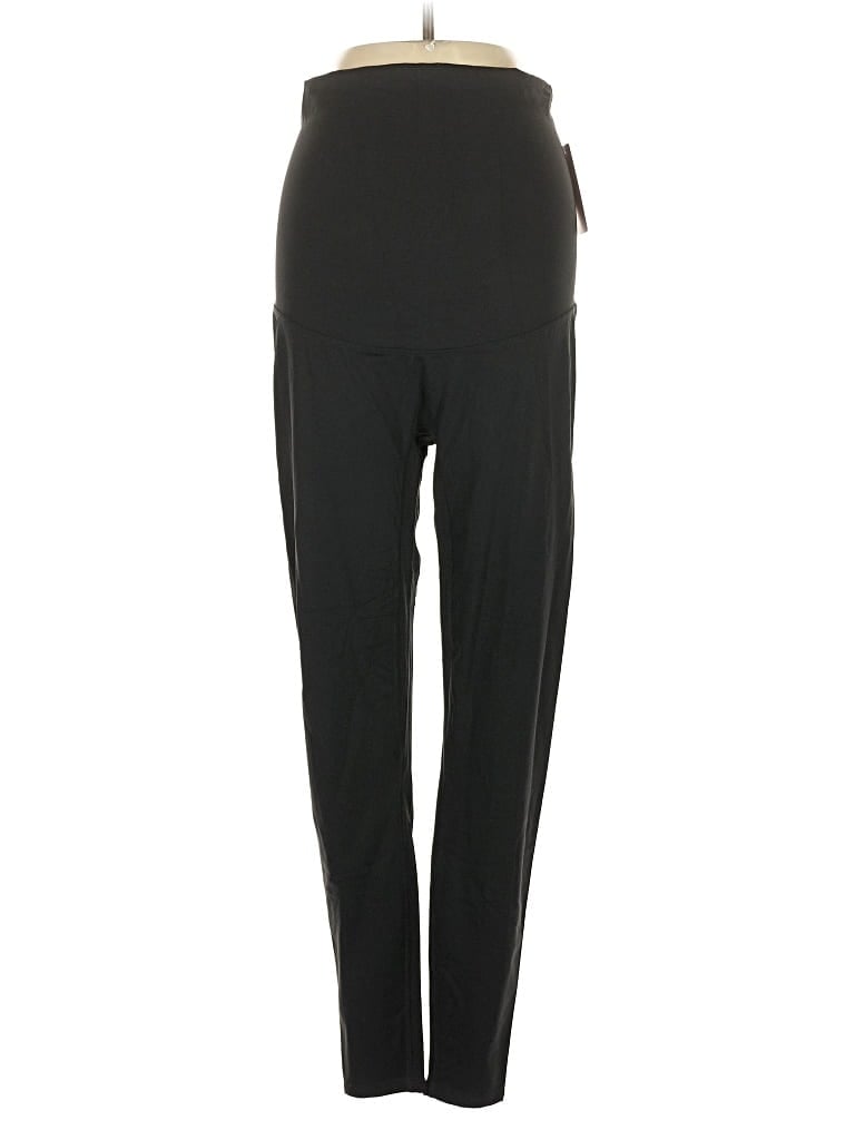 Pre-owned Poshdivah Active Pants In Black