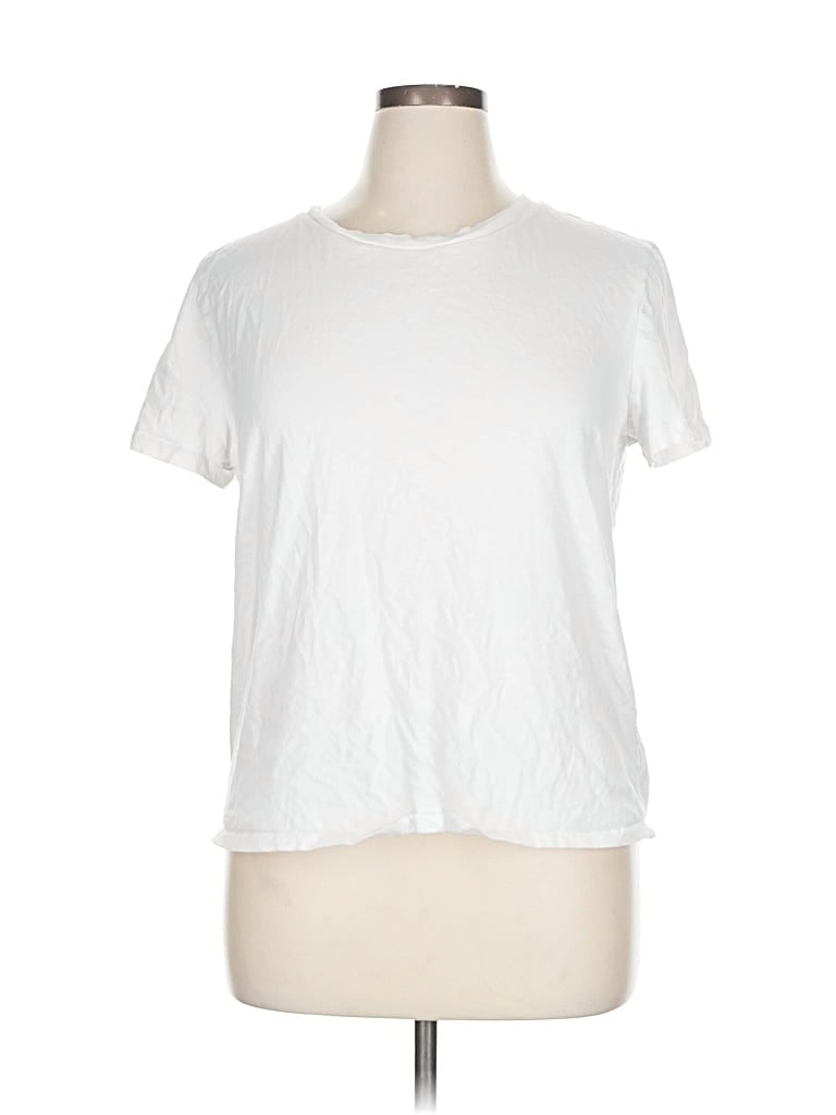 Pre-owned Gap Short Sleeve T-shirt In White