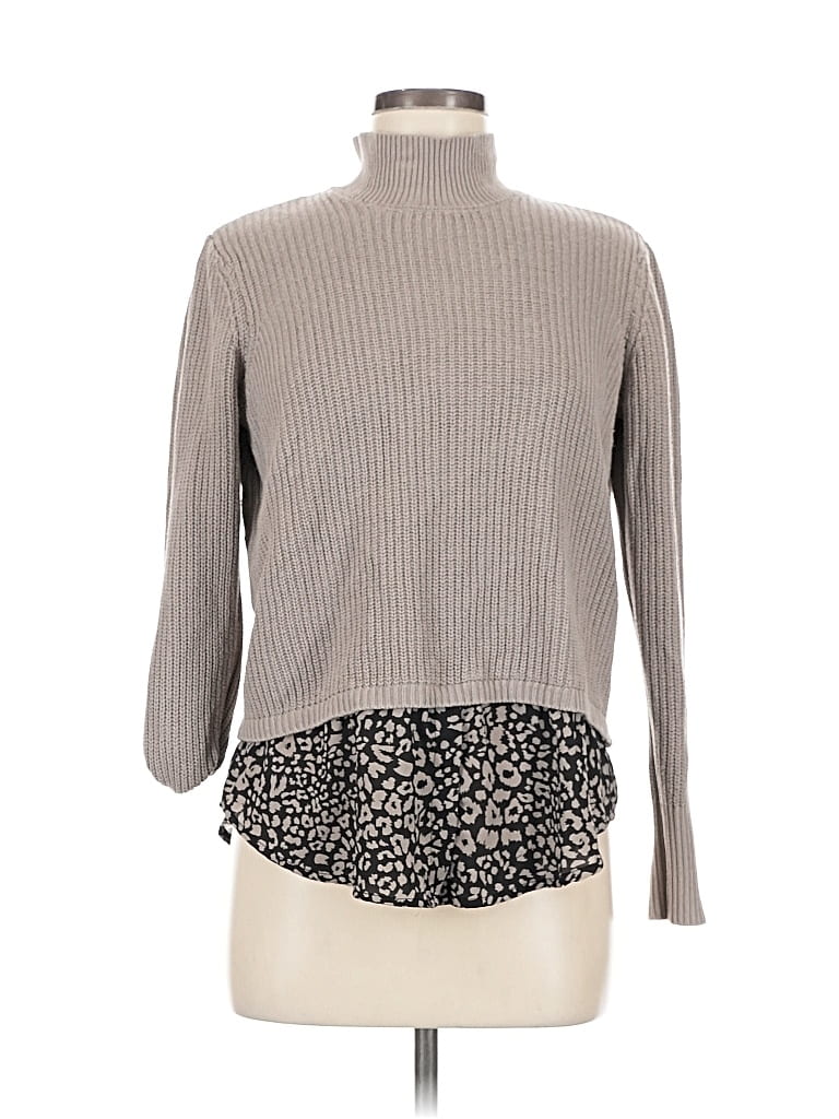 Pre-owned Apt. 9 Turtleneck Sweater In Gray