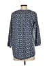 Lands' End Blue 3/4 Sleeve Blouse Size S - photo 2