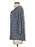 Lands' End Blue 3/4 Sleeve Blouse Size S - photo 5