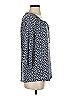 Lands' End Blue 3/4 Sleeve Blouse Size S - photo 4