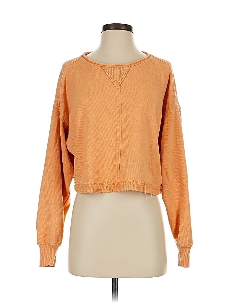 Pre-owned Aerie Pullover Sweater In Orange