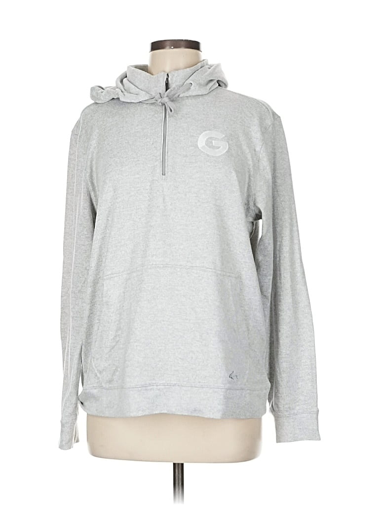 Pre-owned Greg Norman Pullover Hoodie In Silver