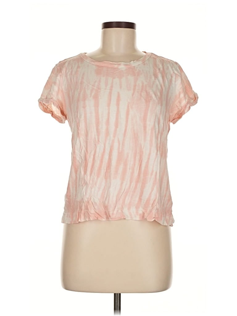 Pre-owned Ann Taylor Loft Short Sleeve T-shirt In Pink