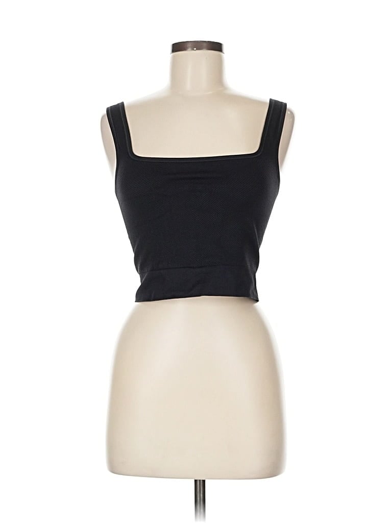 Pre-owned All In Motion Tank Top Black Strapless Neckline Tops